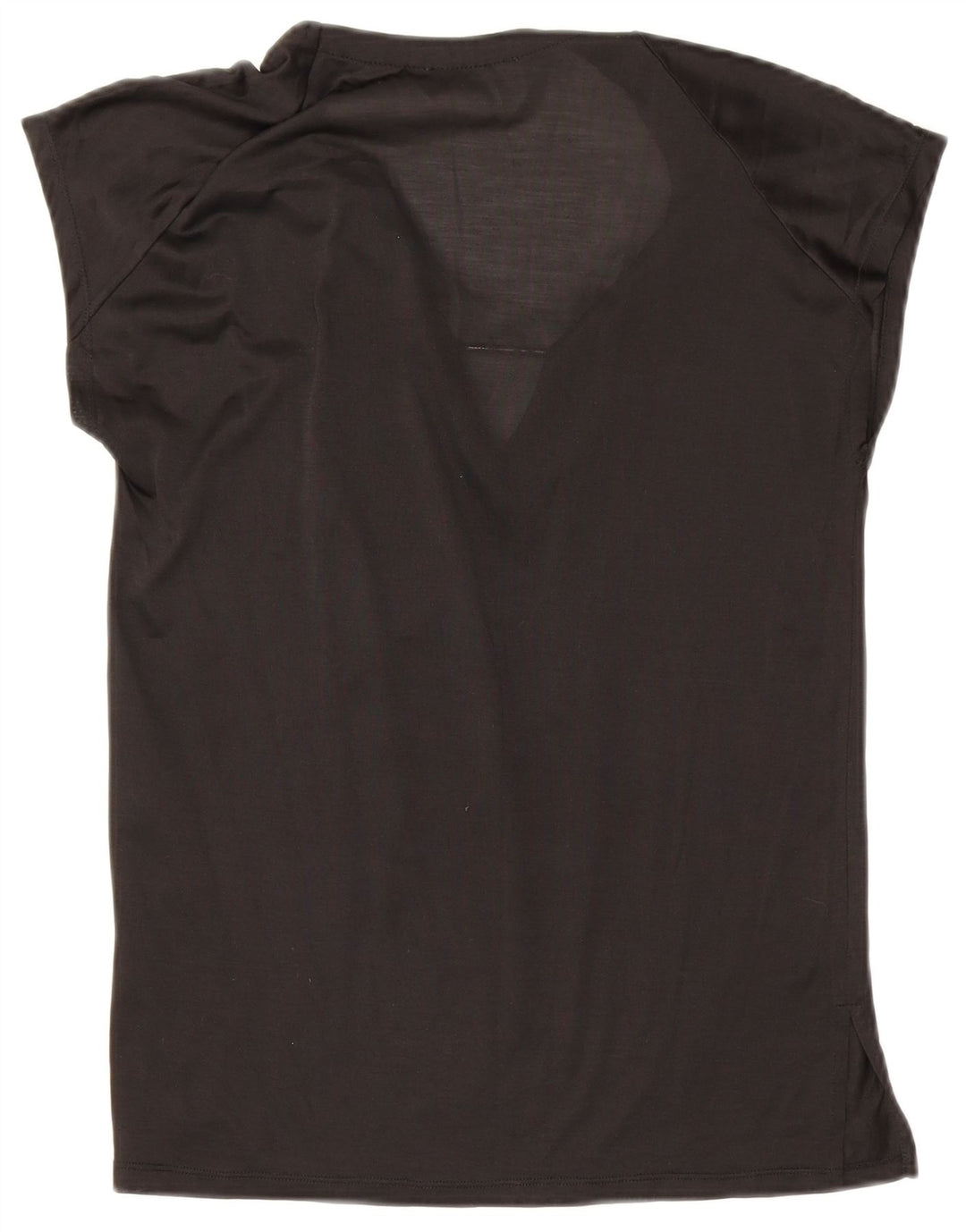 Zara Womens Blouse Top UK 10 Small Black