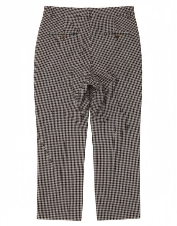 MARKS & SPENCER Womens Casual Trousers UK 10 Small W28 L23 Grey