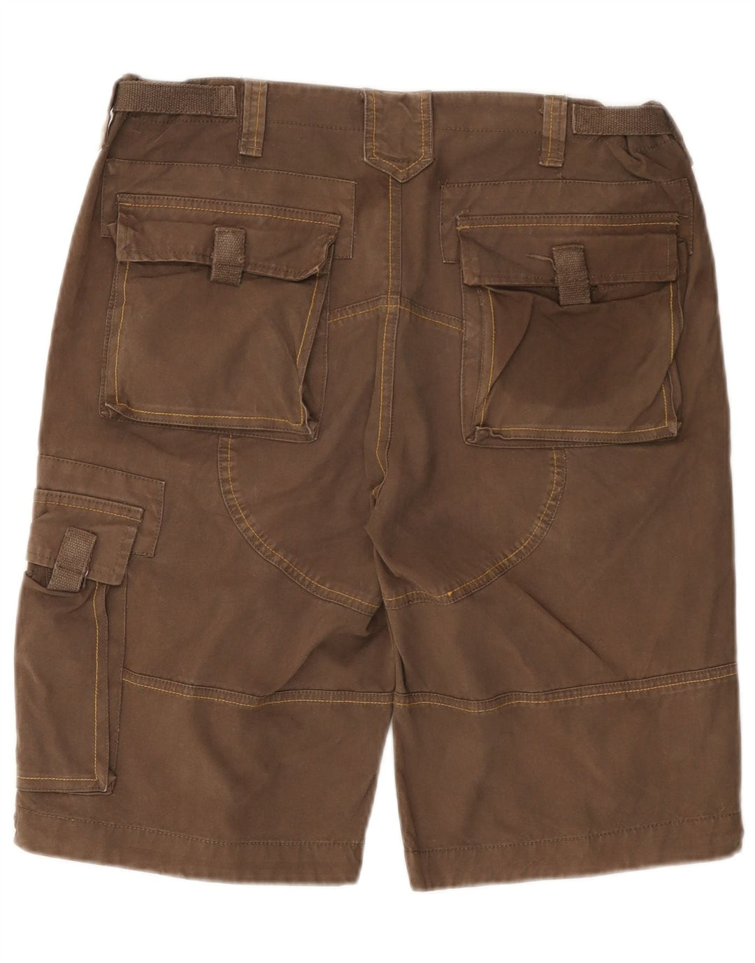 VINTAGE Mens Cargo Shorts IT 48 Medium W32 Brown