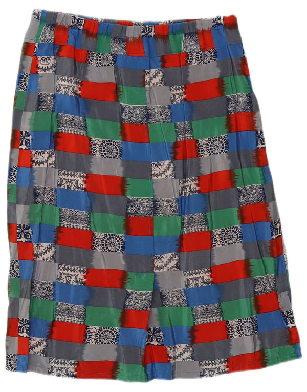 Vintage Womens Straight Skirt W30 Medium  Multicoloured Geometric