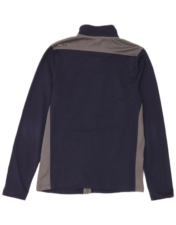 Under Armour Mens Heat Gear Tracksuit Top Jacket Small Navy Blue