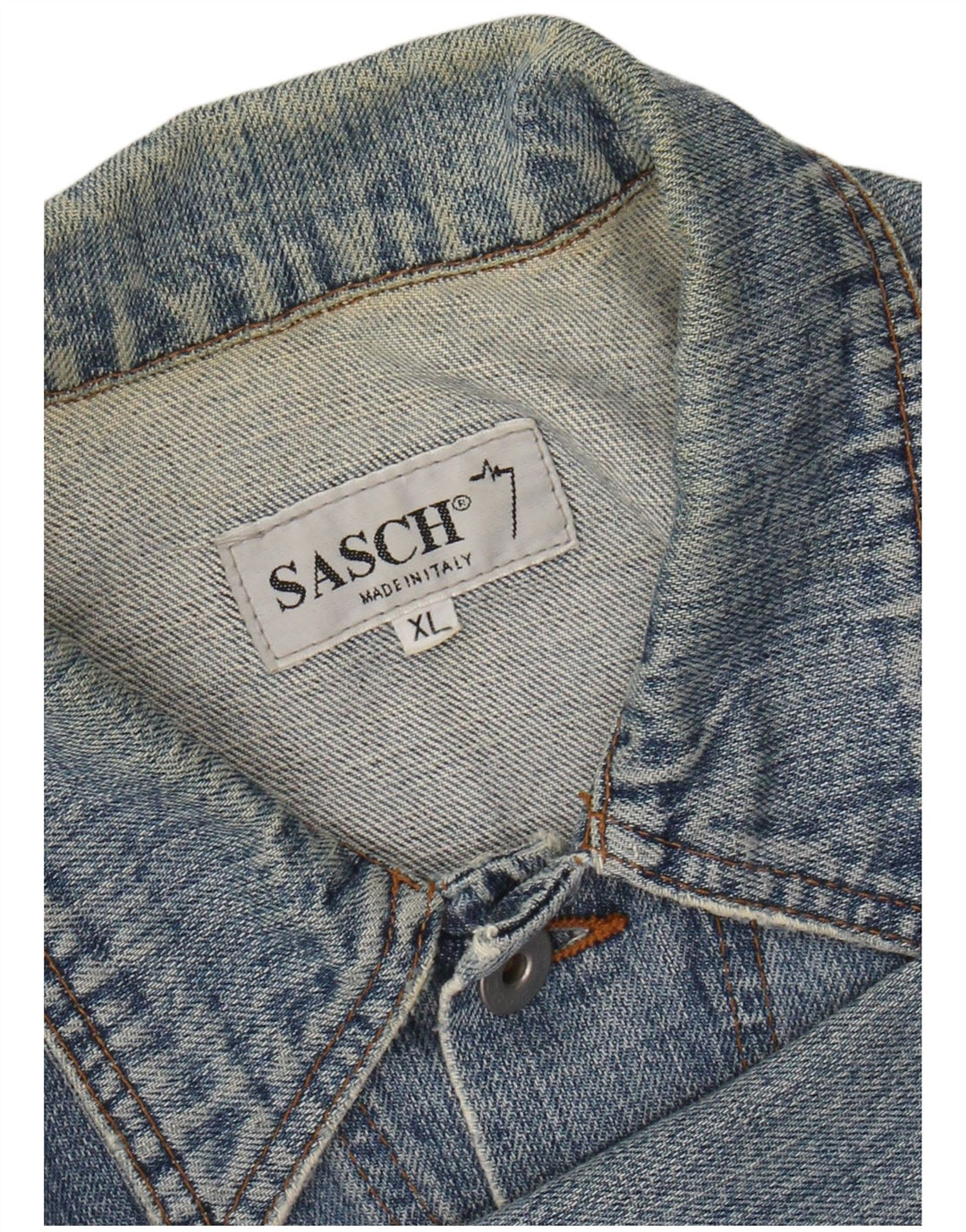 SASCH Womens Denim Jacket UK 18 XL Blue