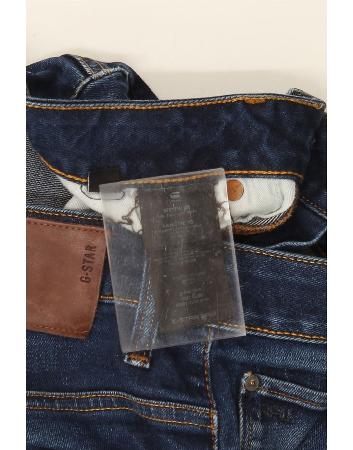 G-STAR Mens Slim Jeans W32 L32 Navy Blue Cotton