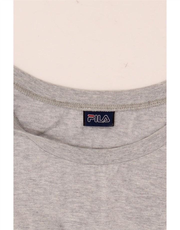 FILA Womens T-Shirt Top UK 18 XL Grey