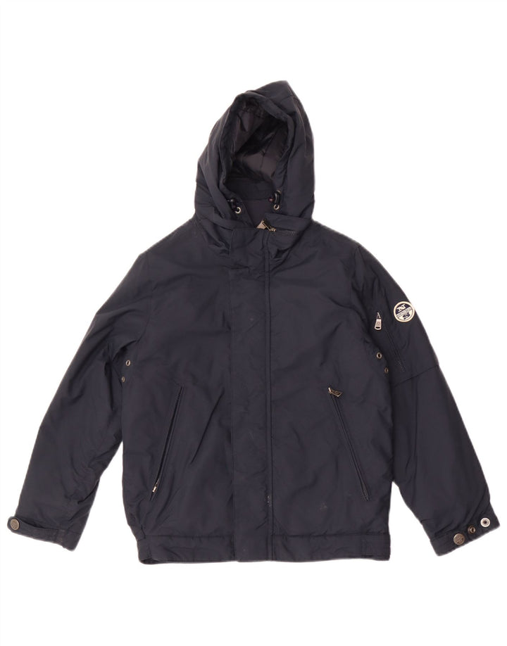 North Sails Boys Hooded Padded Jacket 5-6 Years  Navy Blue Polyacrylic