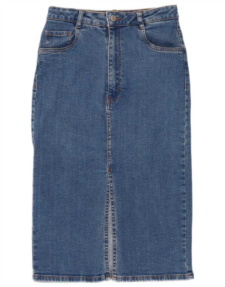 ZARA Womens Denim Skirt Small W26 Blue