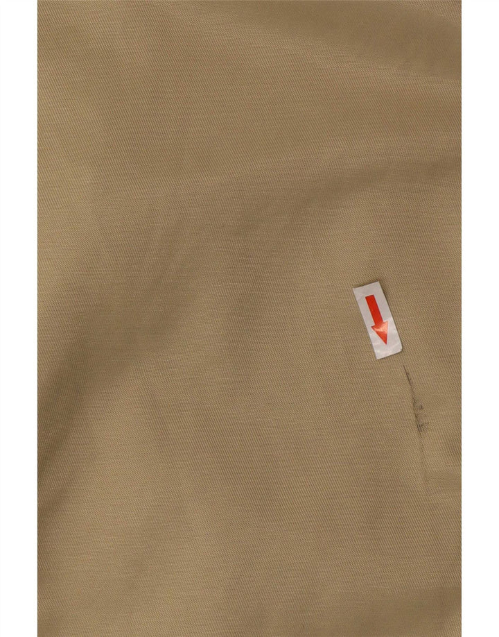 American Legend Mens Utility Jacket UK 38 Medium Beige Cotton
