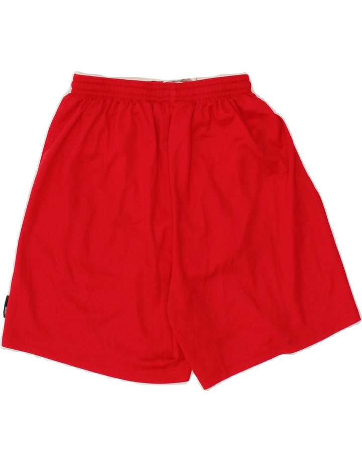 ADIDAS Mens Sport Shorts Small Red Polyester Vintage Adidas and Second-Hand Adidas from Messina Hembry 