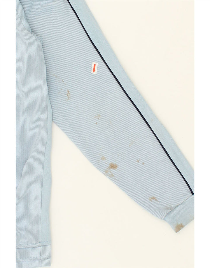 CHAMPION Mens Zip Neck Sweatshirt Jumper Medium Blue Cotton Vintage Champion and Second-Hand Champion from Messina Hembry 