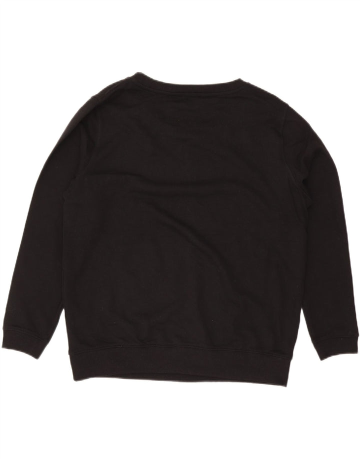 Diesel Mens Graphic Sweatshirt Jumper XL Black Cotton