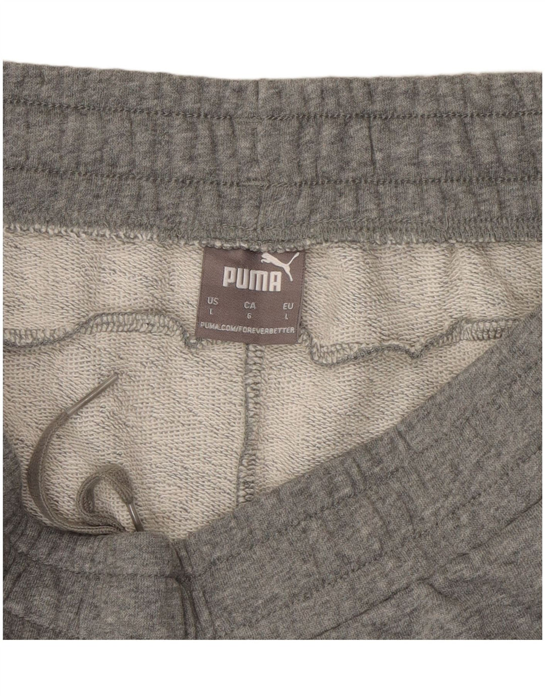 PUMA Mens Graphic Sport Shorts Large  Grey