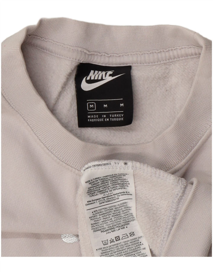 Nike Womens Sweatshirt Jumper UK 14 Medium Multicoloured Colourblock