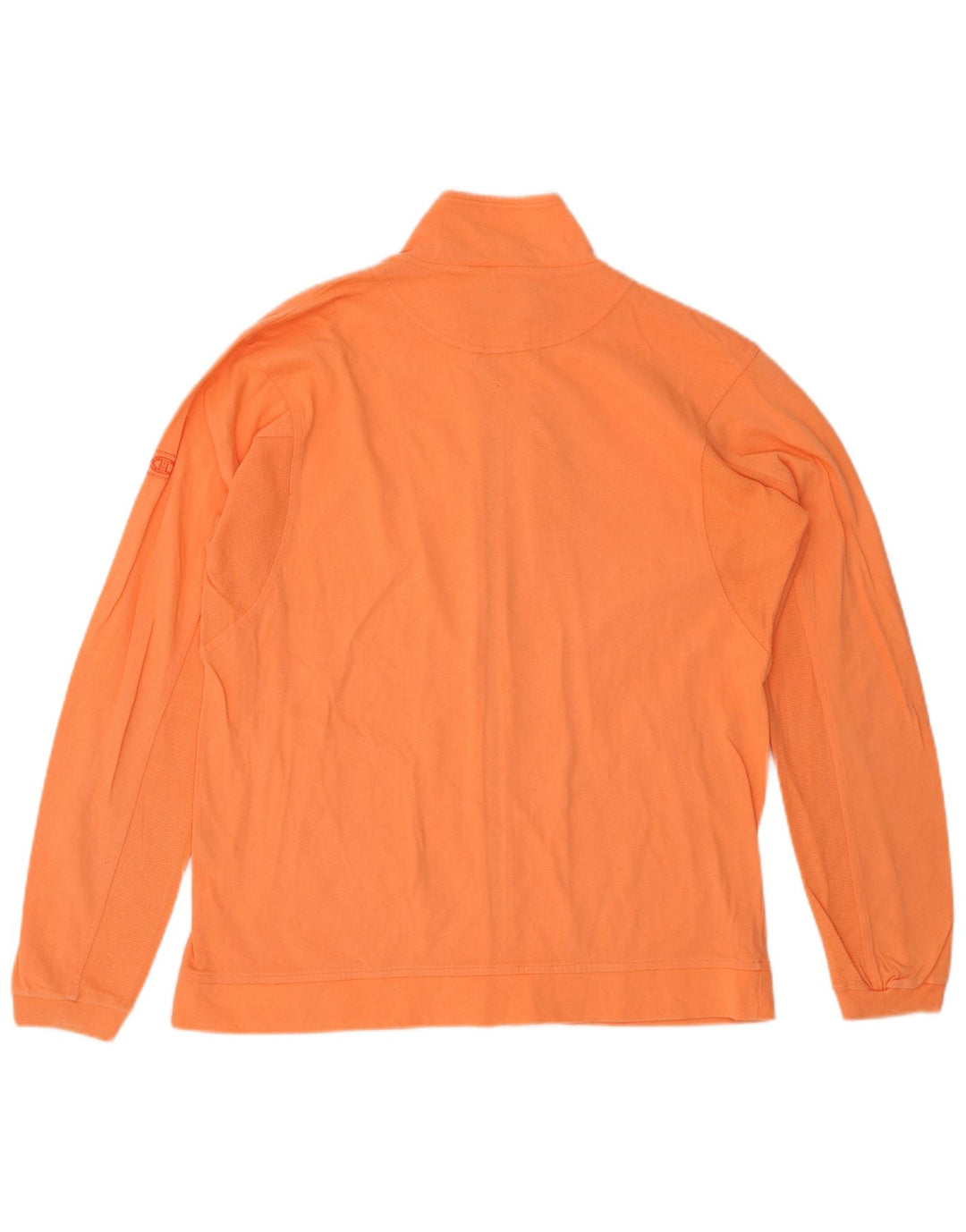 CHAMPION Womens Tracksuit Top Jacket UK 18 XL Orange Cotton