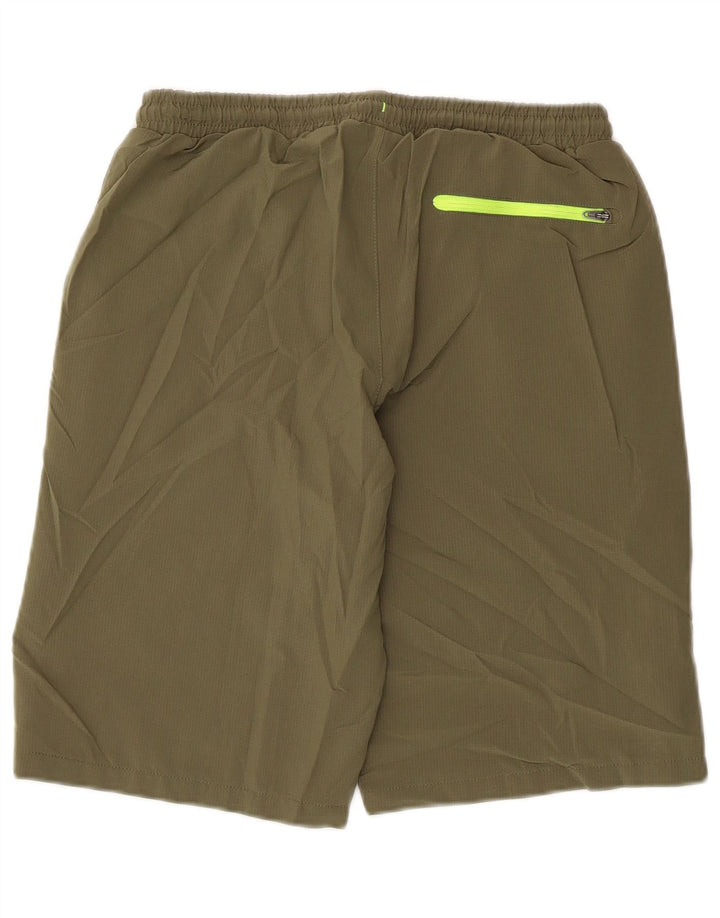 Eddie Bauer Boys Sport Shorts 15-16 Years XL  Khaki Polyester