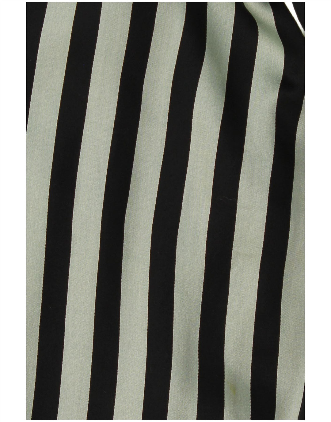 Vintage Womens Shirt Blouse EU 44 XL Green Striped Viscose