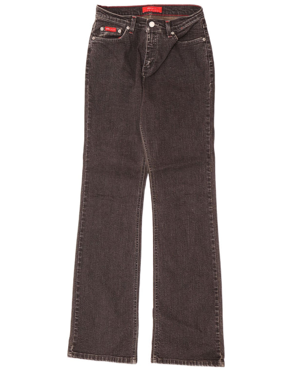 Marks & Spencer Womens Per Una Bootcut Jeans UK 8 Small W26 L32 Grey Cotton