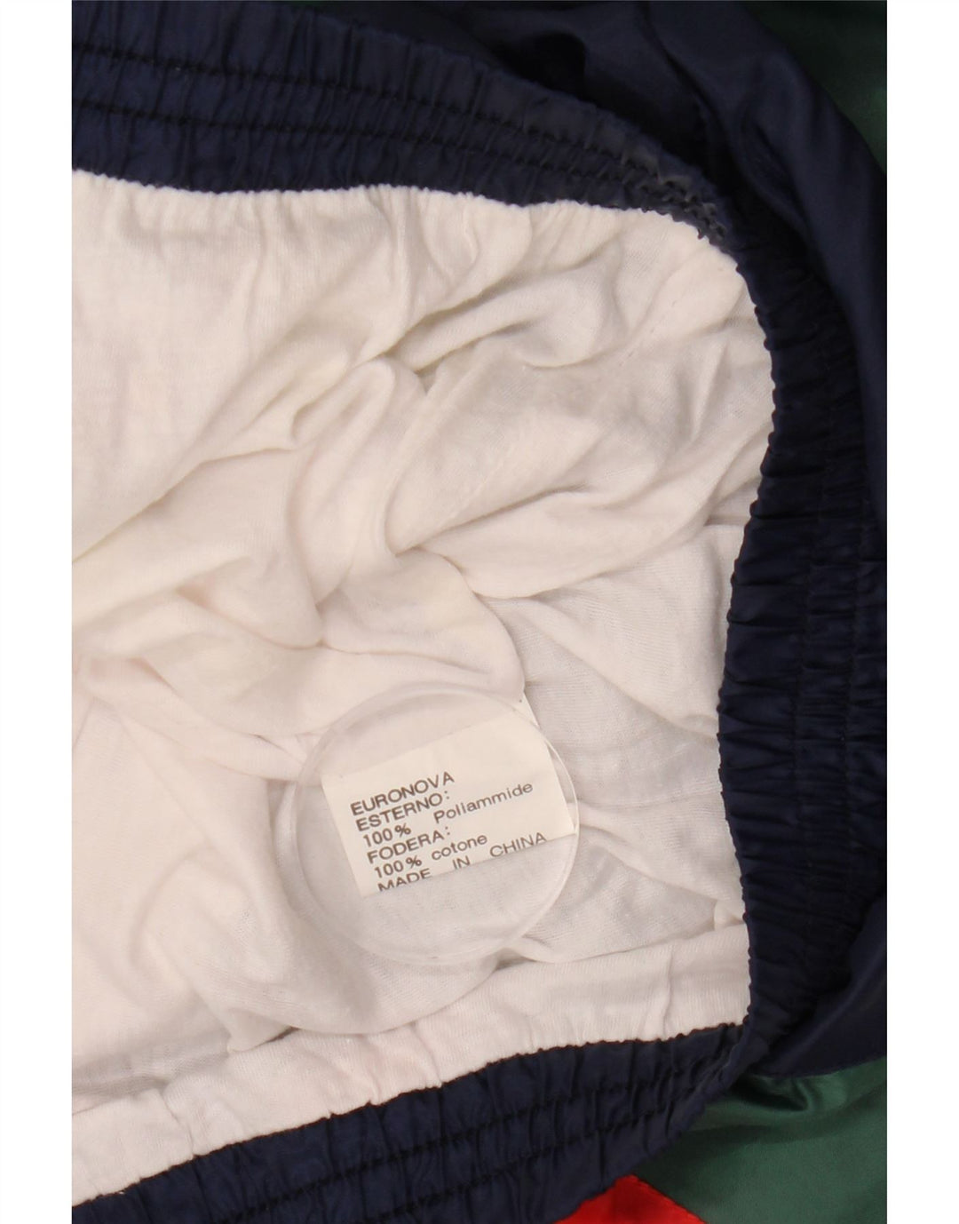 VINTAGE Mens Tracksuit Top Jacket Large Multicoloured Colourblock