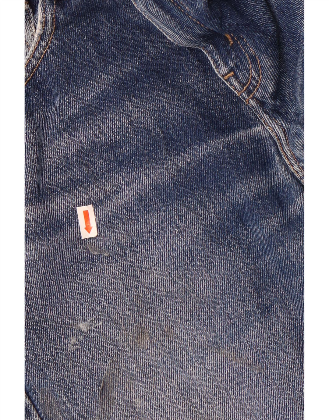 Levi's Mens 581 Distressed Straight Jeans W29 L27 Blue Cotton