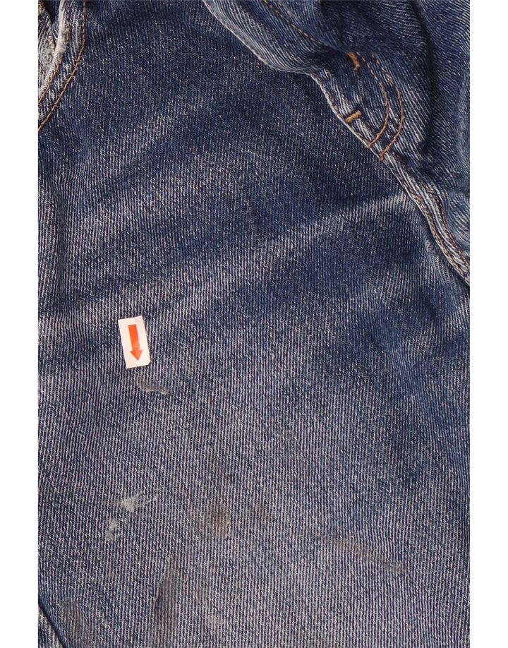 Levi's Mens 581 Distressed Straight Jeans W29 L27 Blue Cotton