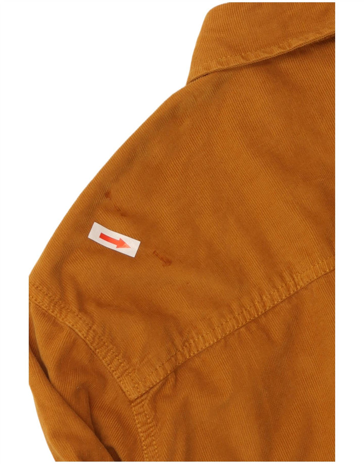 Fat Face Mens Corduroy Shirt Large Beige Cotton