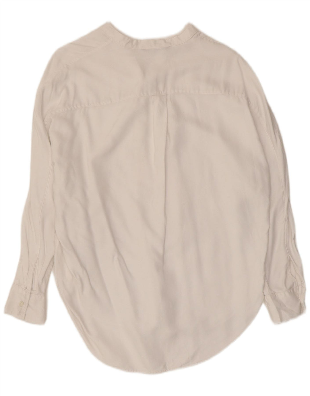 BANANA REPUBLIC Womens Petite Pullover Shirt UK 14 Medium White