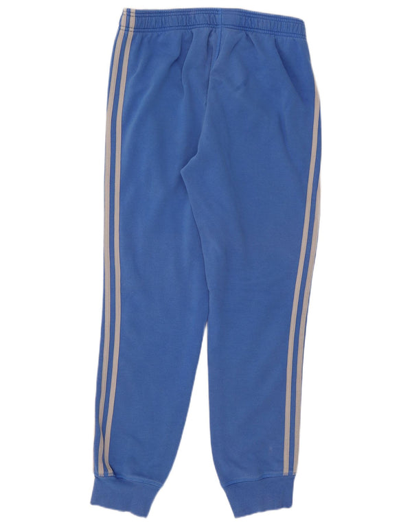 Adidas Mens Tracksuit Trousers Joggers Medium Blue Cotton