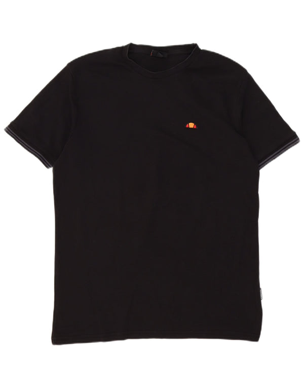 ELLESSE Mens T-Shirt Top Medium Black