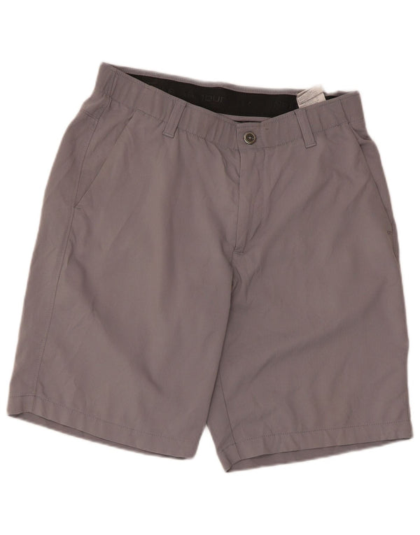 Under Armour Mens Heat Gear Chino Shorts W32 Medium Grey Nylon