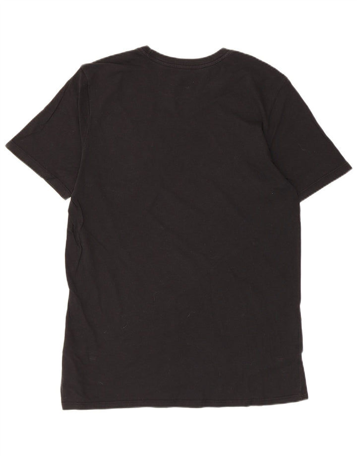 Nike Mens Athletic Cut T-Shirt Top Medium Black Cotton