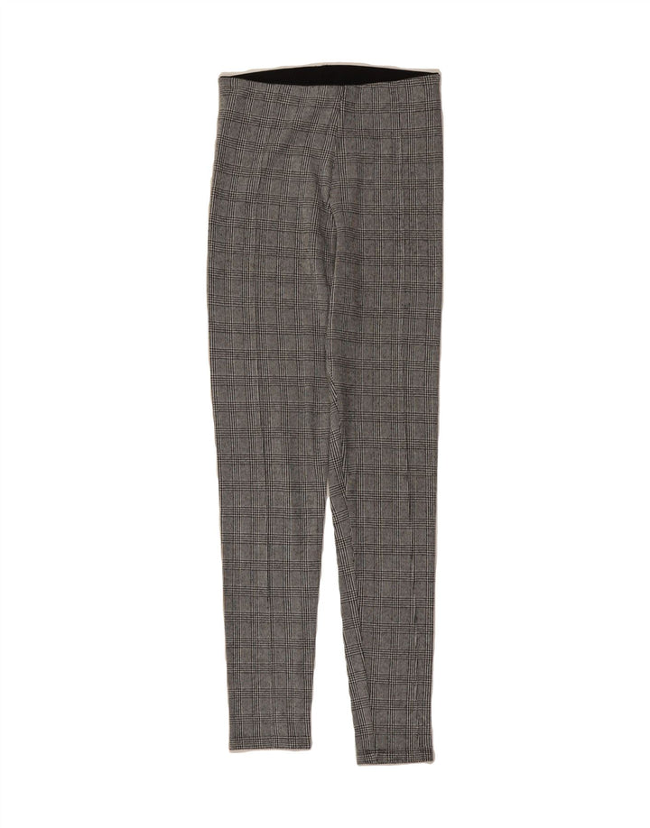 ZARA Womens Leggings UK 10 Small  Grey Check Vintage Zara and Second-Hand Zara from Messina Hembry 