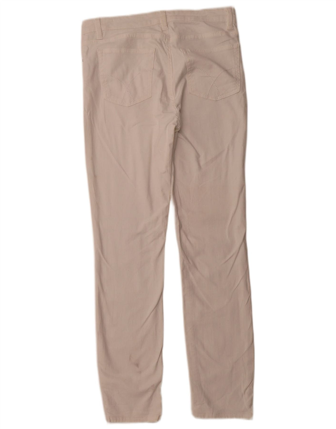 CREW CLOTHING Womens Slim Casual Trousers UK 12 Medium W30 L29 White