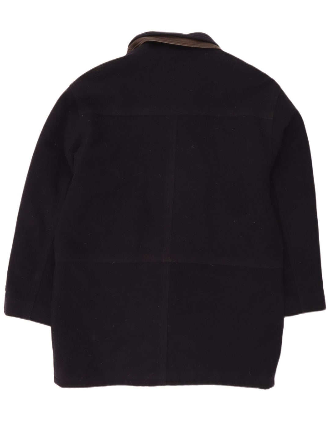 Douglas Mens Overcoat IT 50 Large Navy Blue Wool