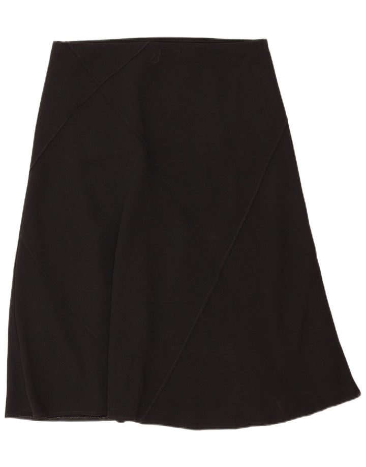 Marks & Spencer Womens A-Line Skirt UK 14 Large W32  Black Polyester