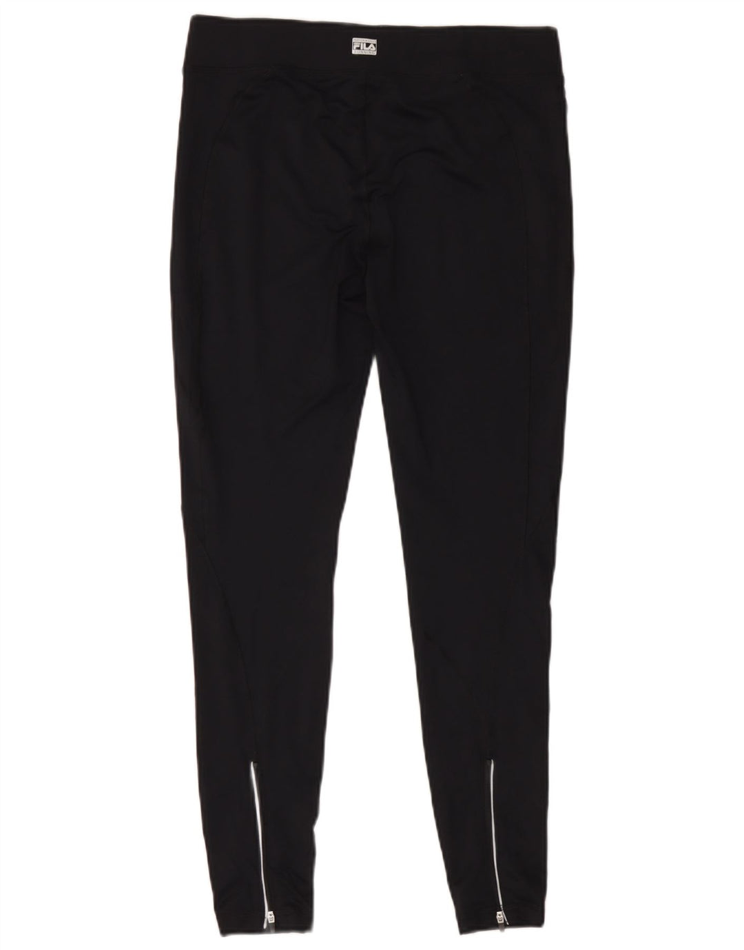 Fila Womens Leggings UK 14 Medium  Black Polyester