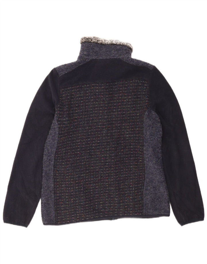 CMP Womens Fleece Jacket UK 18 XL Navy Blue Colourblock Polyester