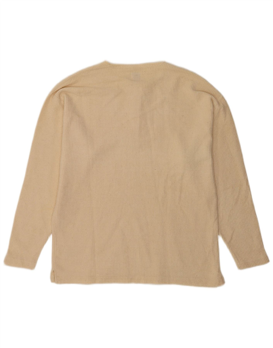 Levi's Mens Top Long Sleeve Large Beige Cotton