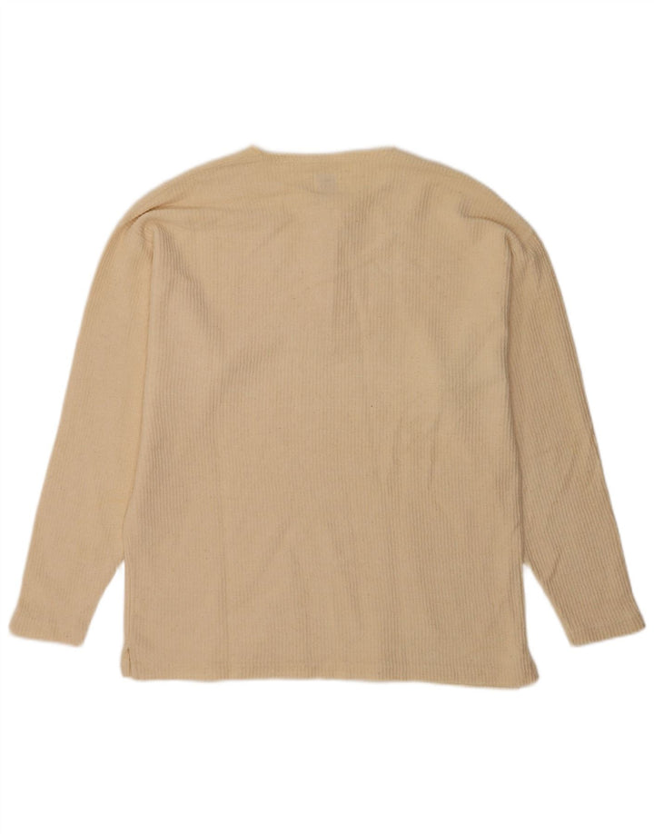 Levi's Mens Top Long Sleeve Large Beige Cotton