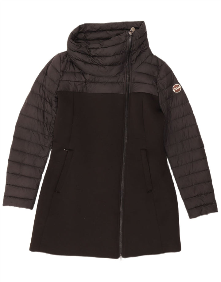 COLMAR Womens Windbreaker Coat IT 44 Medium Black Polyester