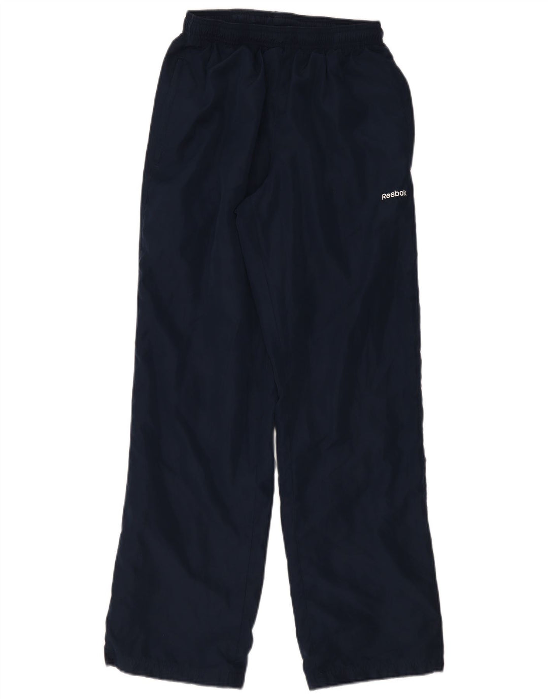 REEBOK Mens Tracksuit Trousers Small  Navy Blue Polyester