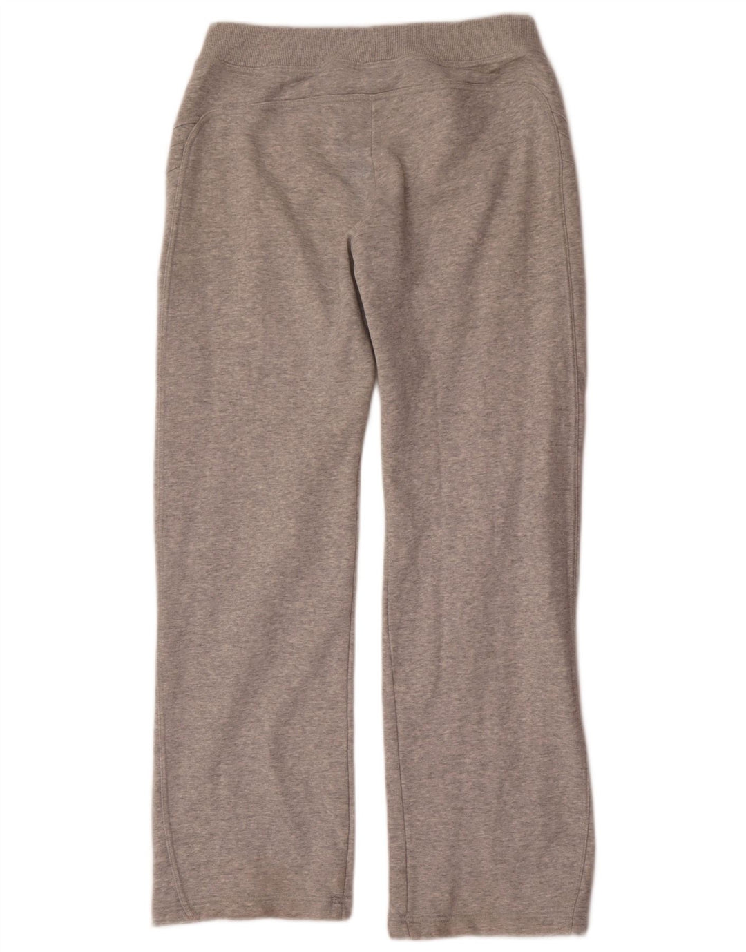 Nike Womens Tracksuit Trousers US 8/10 Medium Grey Flecked Cotton