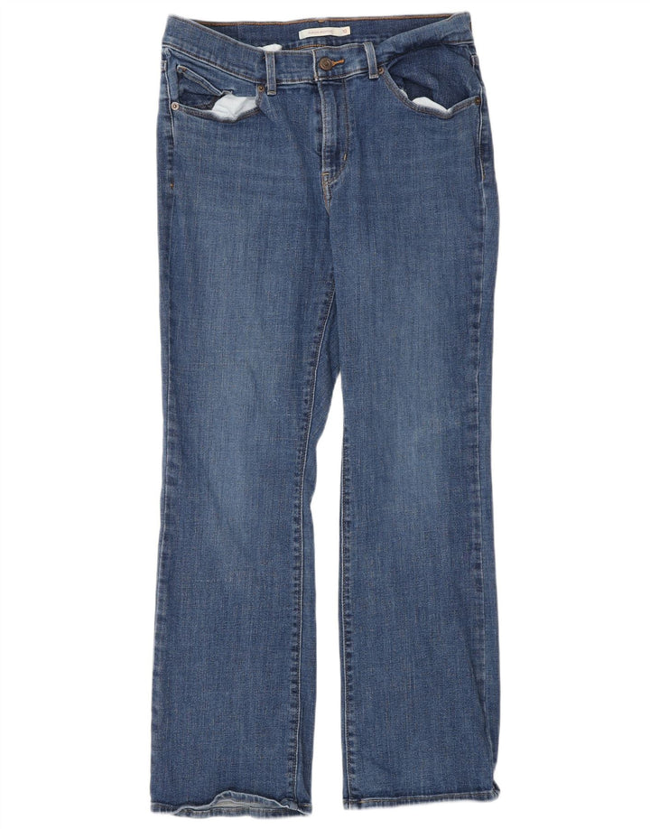 Levi's Womens Classic Bootcut Jeans US 10 Large W30 L30 Blue Cotton
