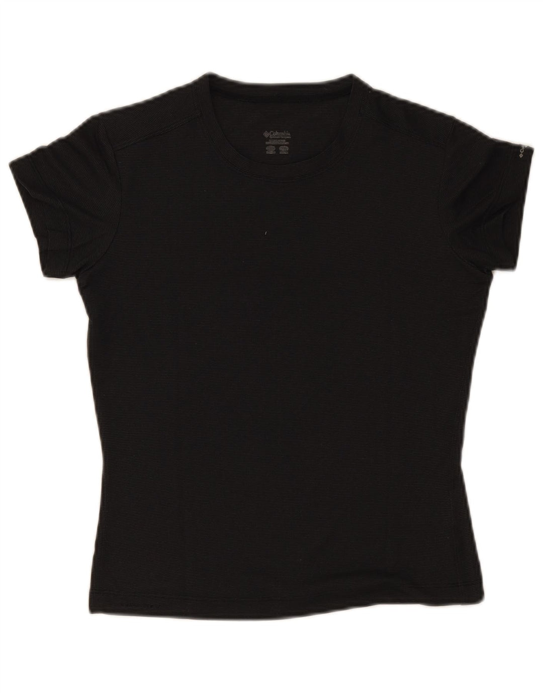 Columbia Womens T-Shirt Top UK 12 Medium Black Polyester