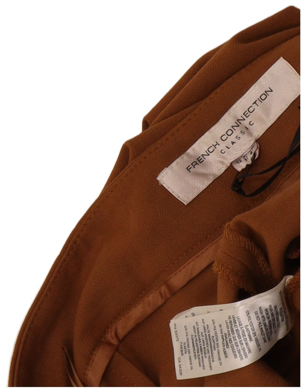 French Connection Womens Pegged Casual Trousers UK 12 Medium W32 L27 Brown