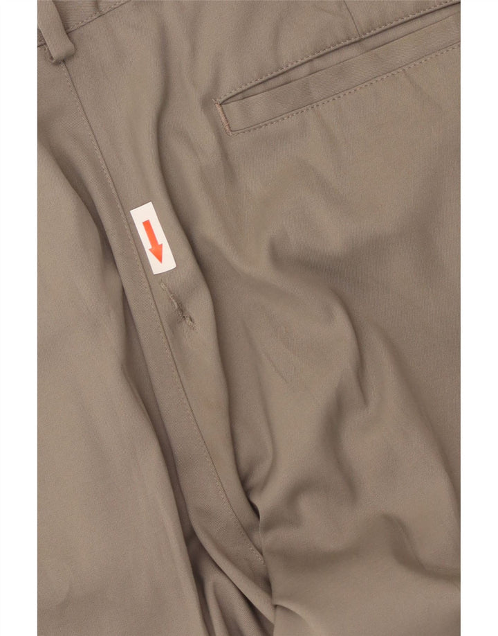 Nike Mens Straight Chino Trousers W32 L34 Grey Polyester