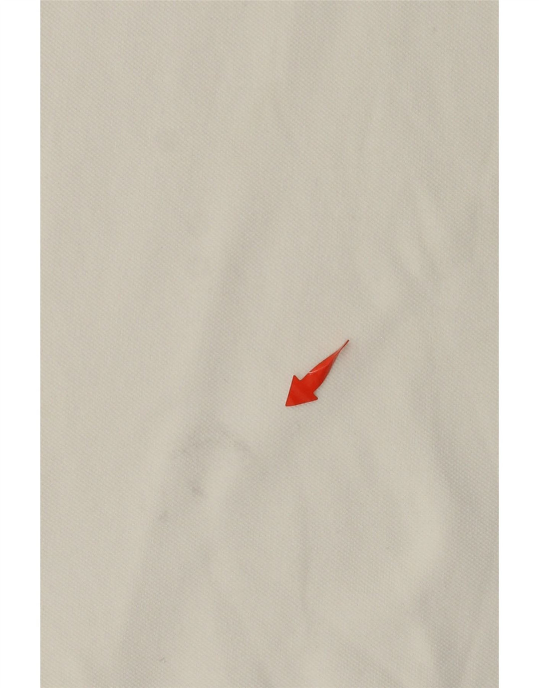 ADIDAS Mens Polo Shirt Medium White Cotton