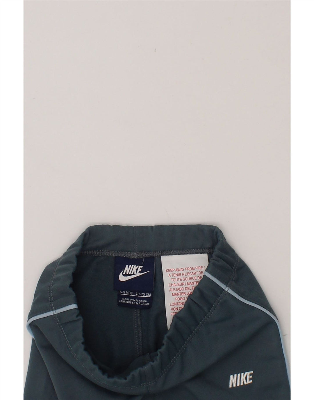 NIKE Baby Boys Tracksuit Trousers 6-9 Months Navy Blue Polyester Vintage Nike and Second-Hand Nike from Messina Hembry 