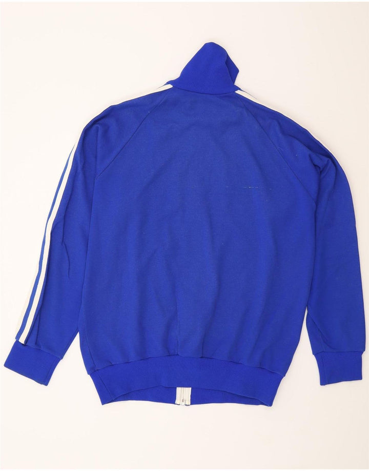 Vintage Mens Tracksuit Top Jacket Large Blue
