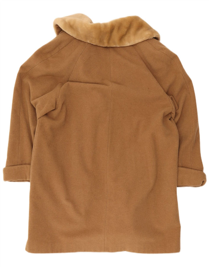St. Bernard Womens Overcoat UK 14 Large Beige Wool