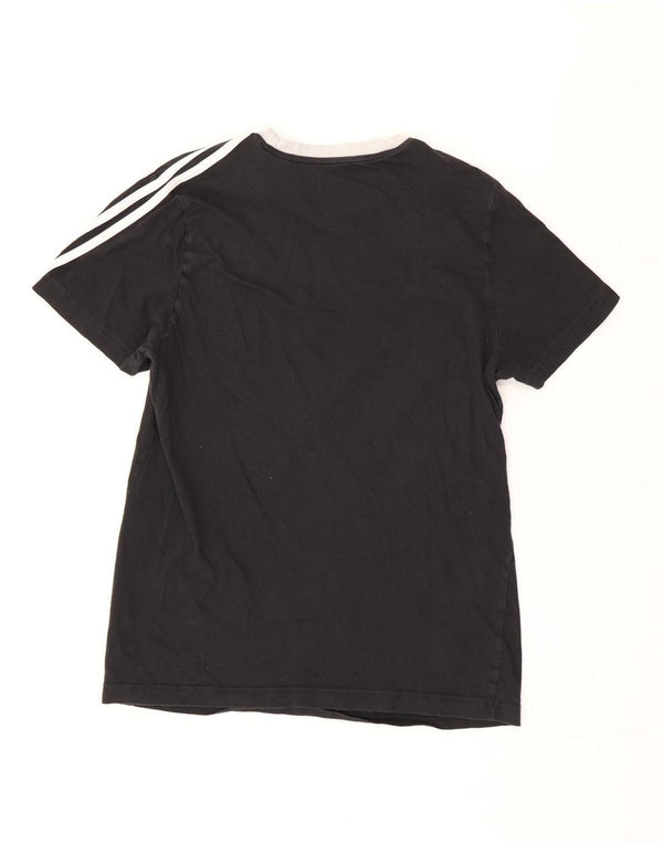 Adidas Womens Graphic T-Shirt Top UK 12/14 Medium Black