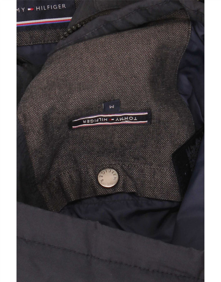 Tommy Hilfiger Mens Padded Jacket UK 38 Medium Navy Blue Polyester
